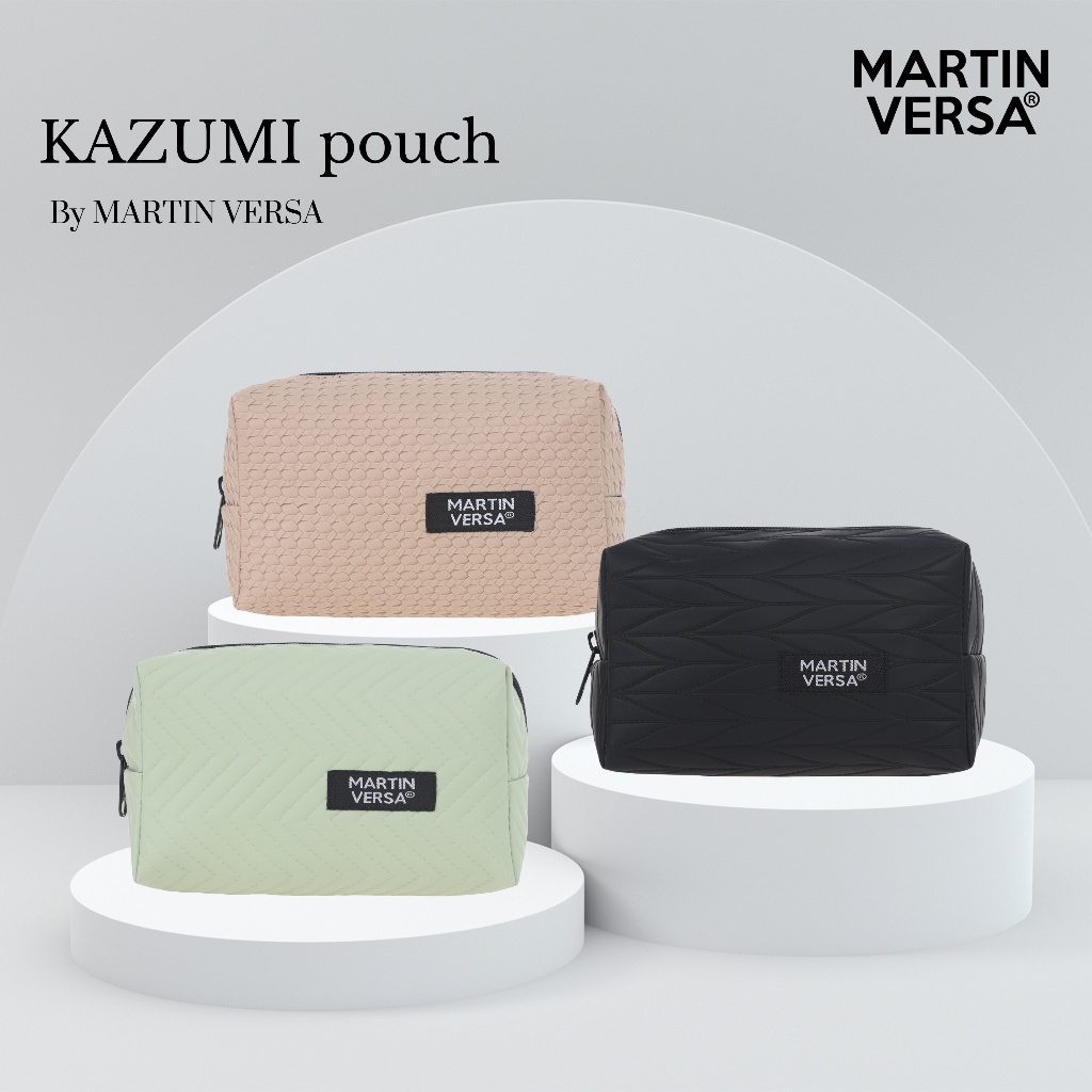 Martin Versa Pouch Kazumi Wanita kulit sintetis anyaman