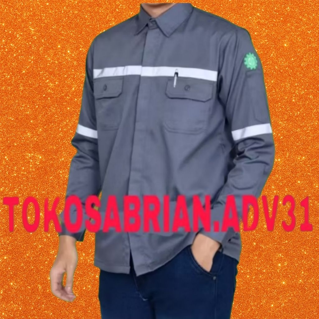 BAJU KERJA PROYEK, SERAGAM KERJA LAPANGAN ,BAJU PROYEK SAFETY,KEMEJA SAFETY,BAJU KERJA LAPANGAN PRIA