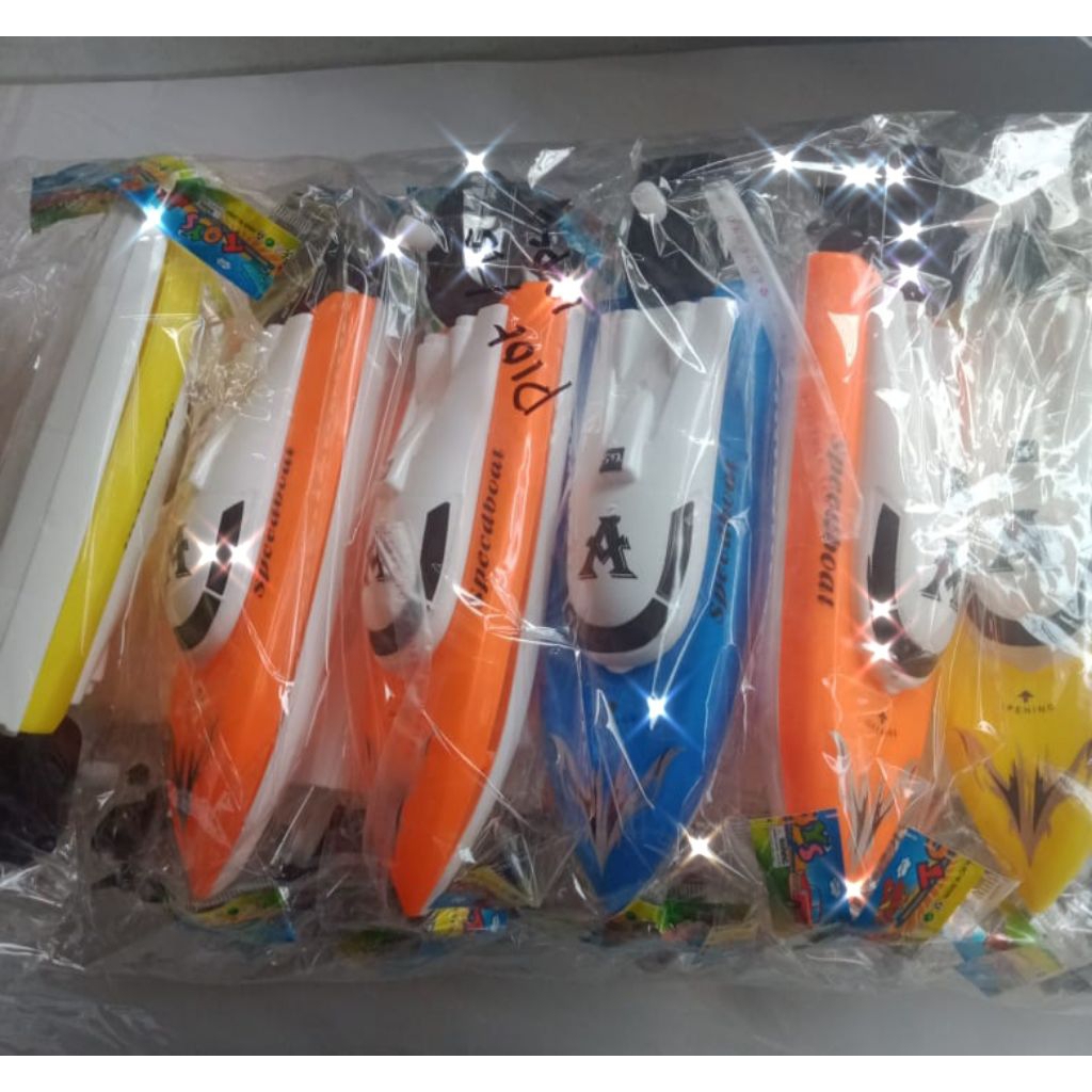 Mainan anak perahu speed boat putar besar