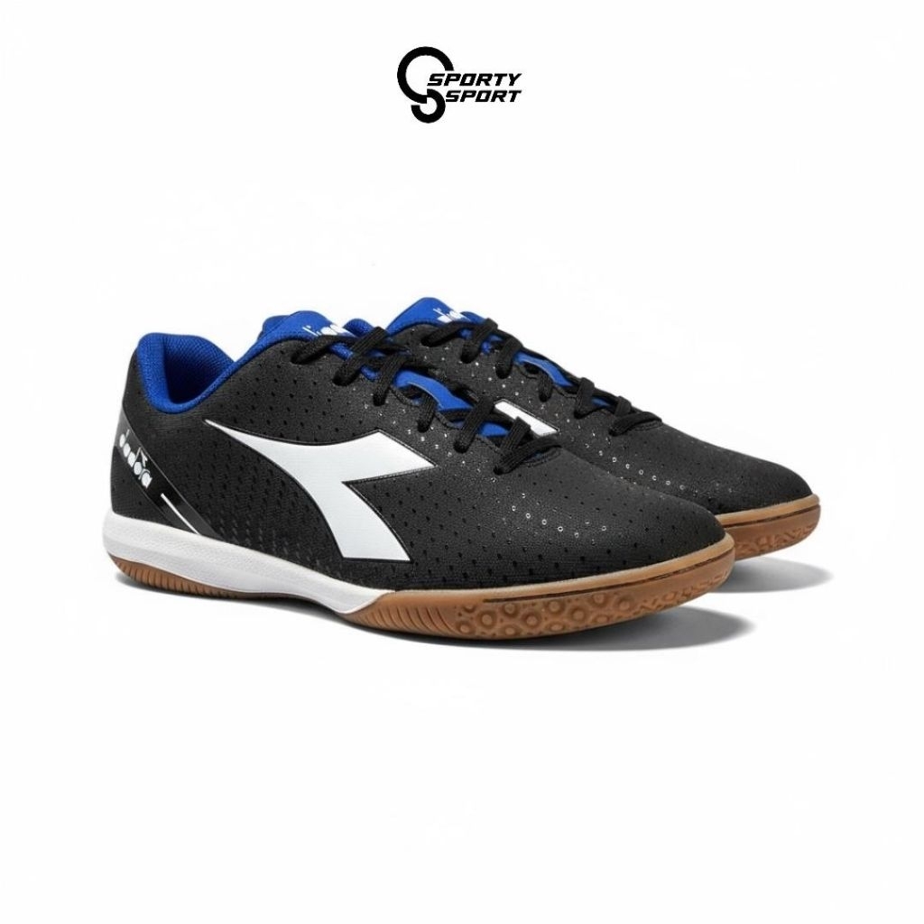 SEPATU FUTSAL PRIA DIADORA PICHICHI 5 IDR BLACK/WHITE