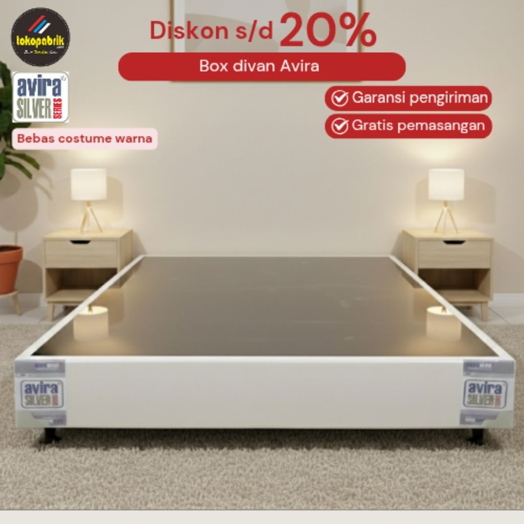 Box divan avira divan tanpa sandaran divan 160x200 box divan 180x200 alas springbed alas kasur murah