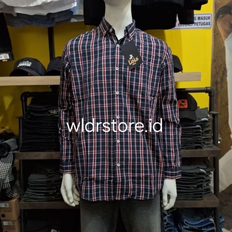KEMEJA PRIA BRAND LOIS ORIGINAL SLIMFIT 453