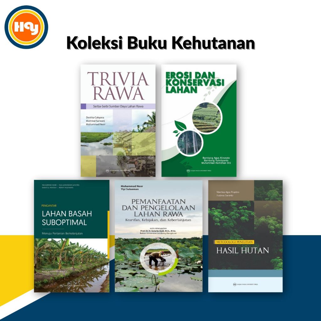 Buku Kehutanan : Pemanfaatan dan Pengelolaan,Trivia Rawa,Erosi dan Konservasi Lahan,Hasil Hutan,Laha