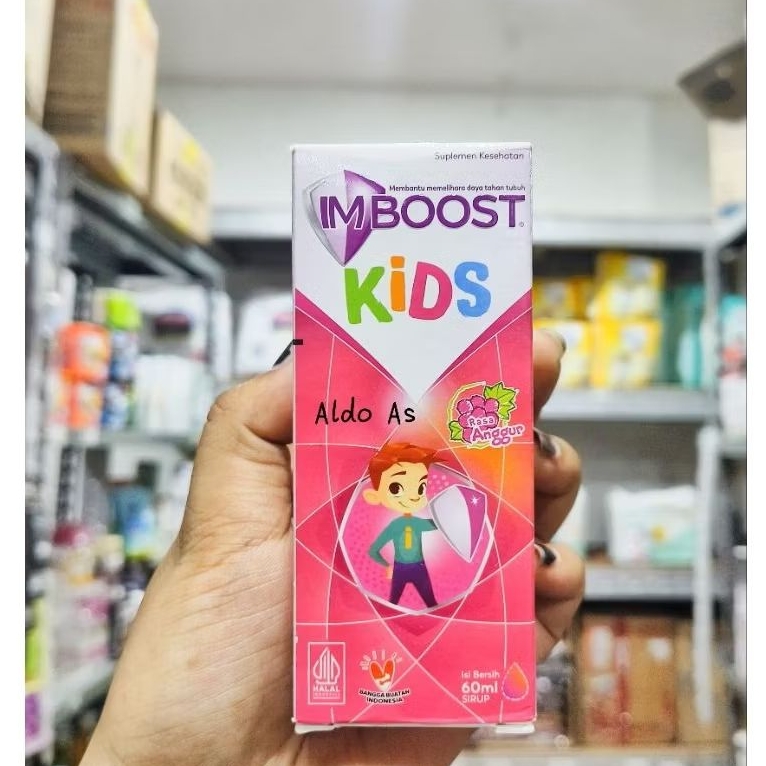 Imboost Kids Syrup / Suplemen & Vitamin Sirup Anak Rasa Anggur 60ml