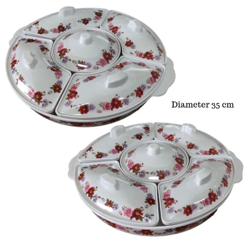 prasmanan melamin 35cm/prasmanan multifungsi/prasmanan melamin 6in1