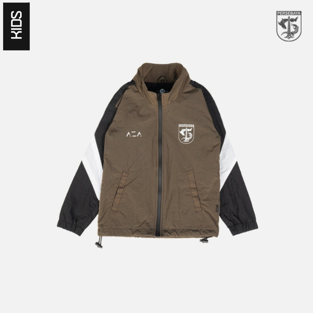 Jaket Anak Persebaya Icon Retro - Olive | Persebaya Store