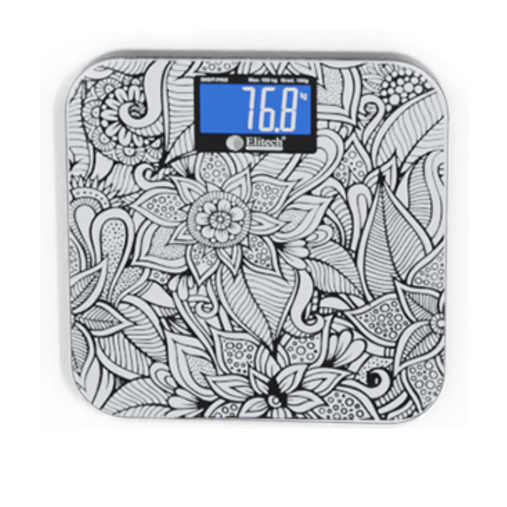 Elitech Timbangan Badan Digital / Patient Scale Digit Pro - Hitam Putih