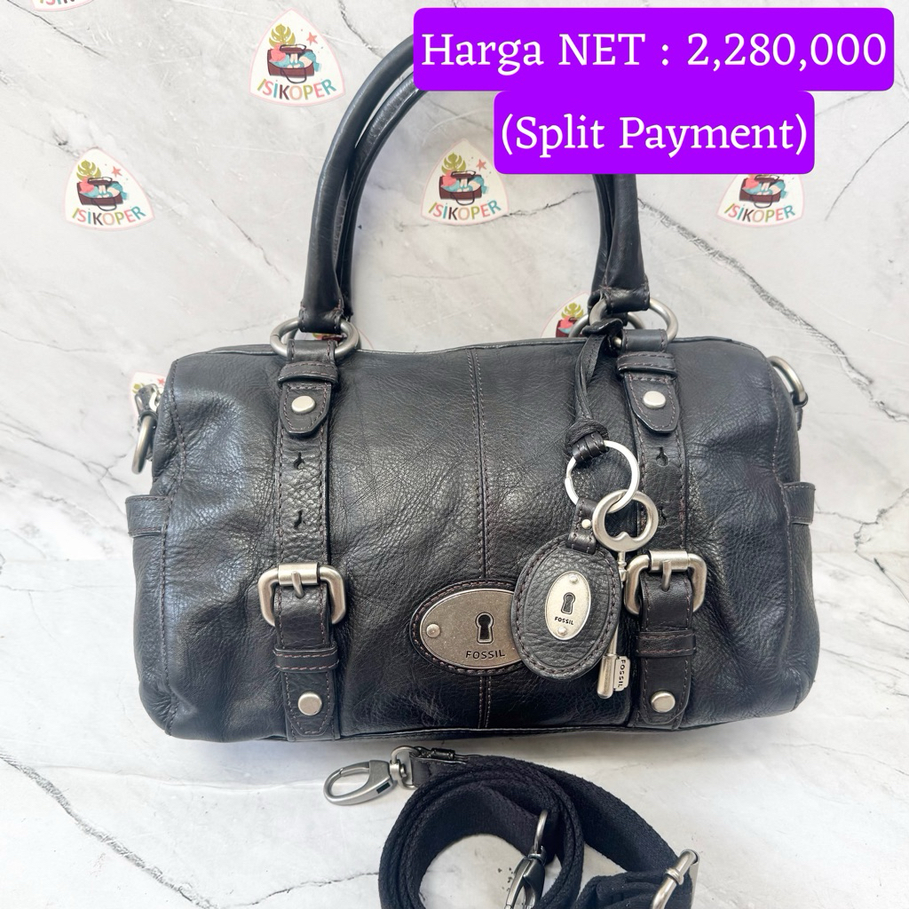 471 NET-Preloved Fossil Maddox Speedy Large Black