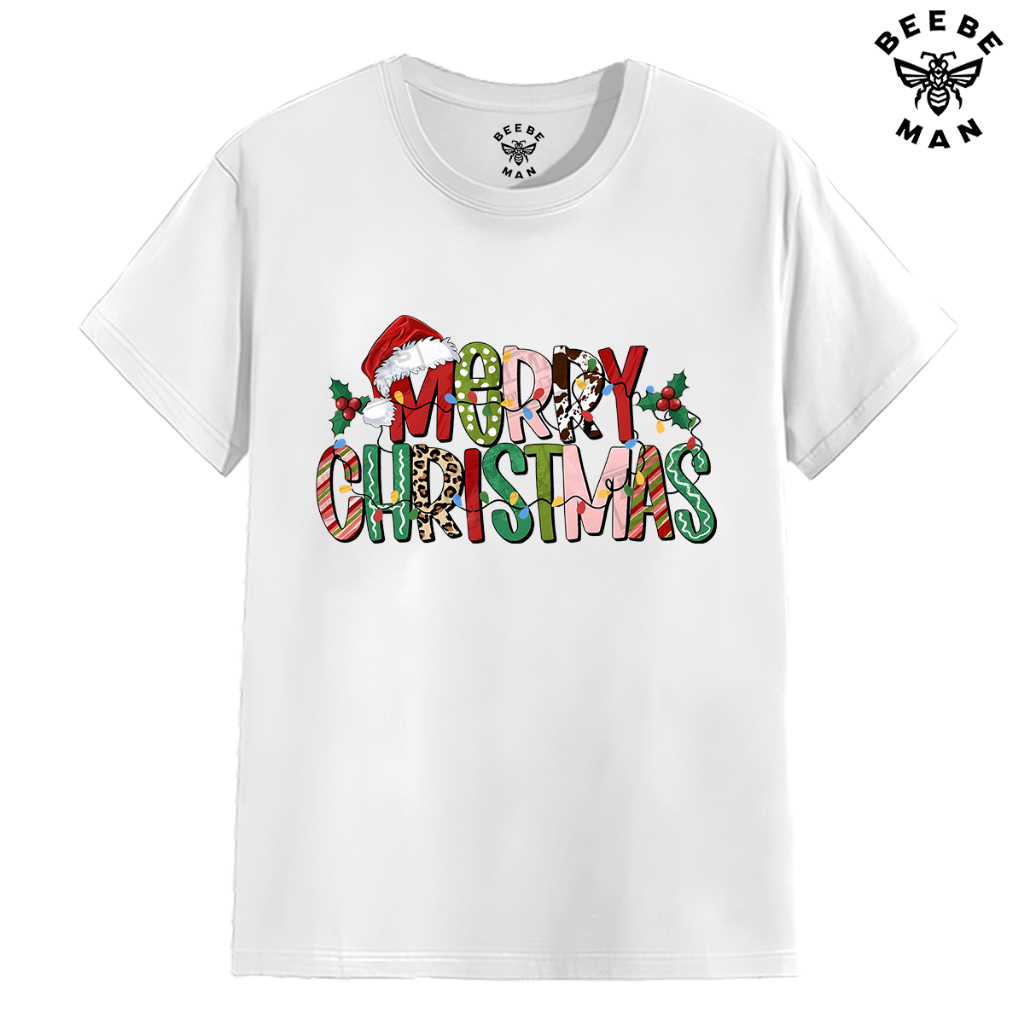 Baju Kaos ANAK DAN DEWASA Family 3 Dan 4 NATAL CHRISTMAS COUPLE keluarga