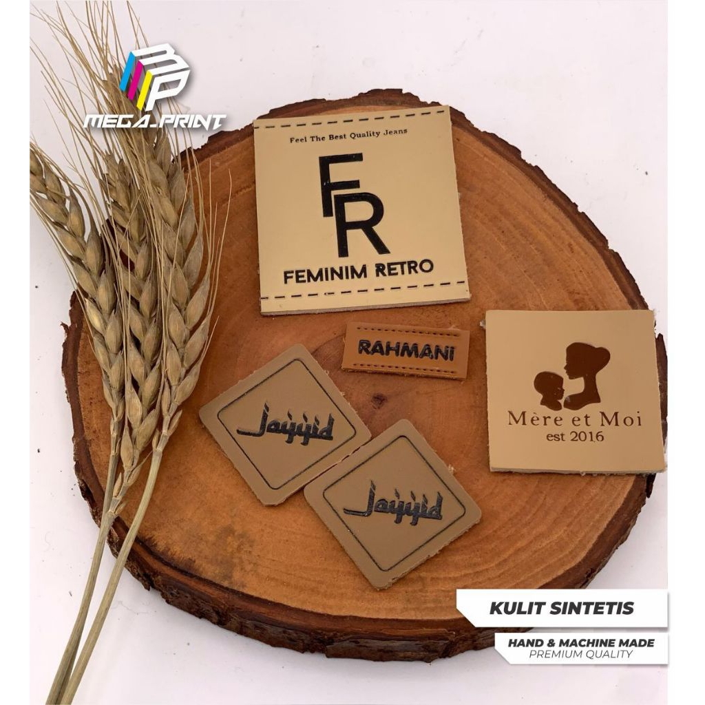 Labe kulit label kulit imitasi label kulit custom label celana jeans label jaket dll