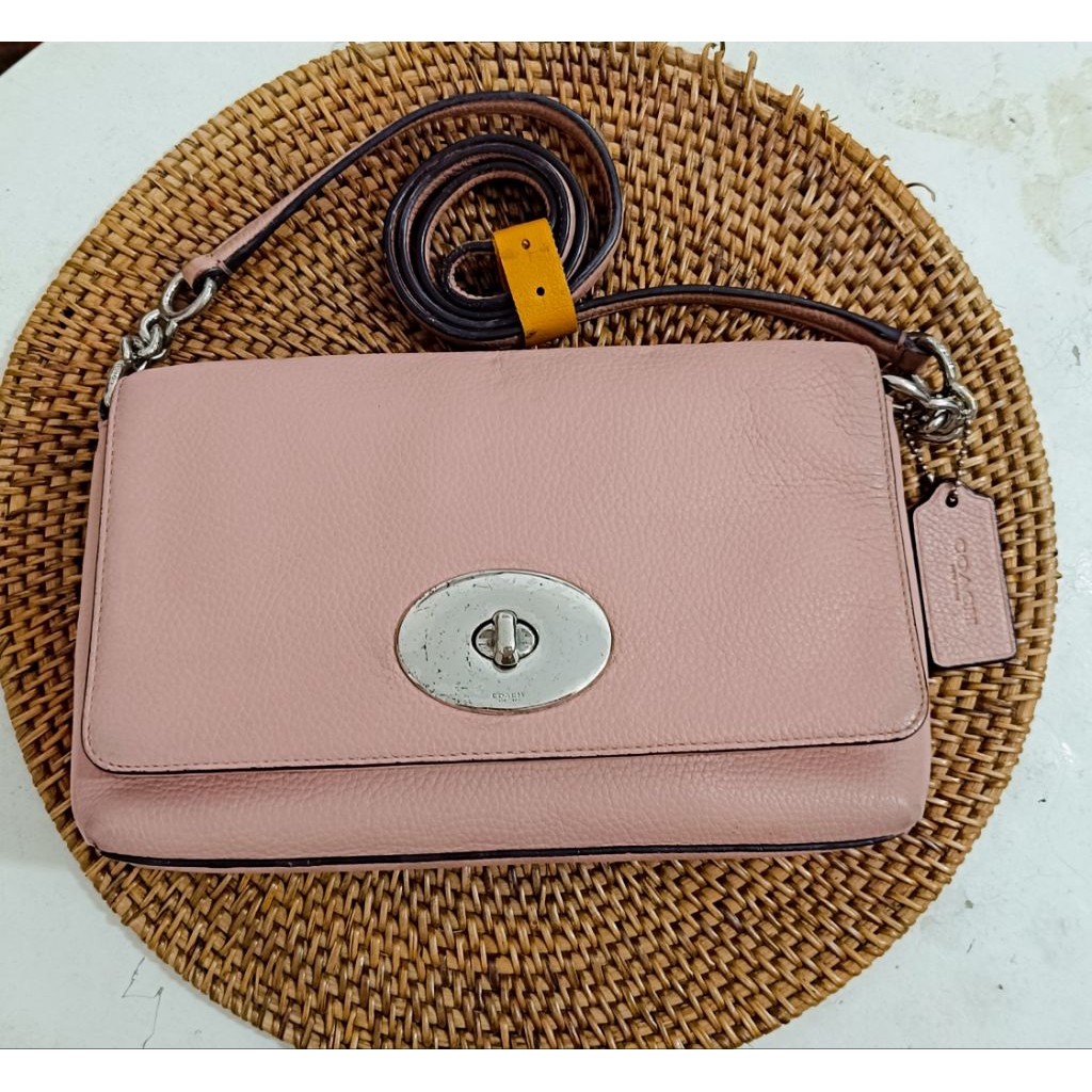 Tas coach Preloved Lengkap bag charm