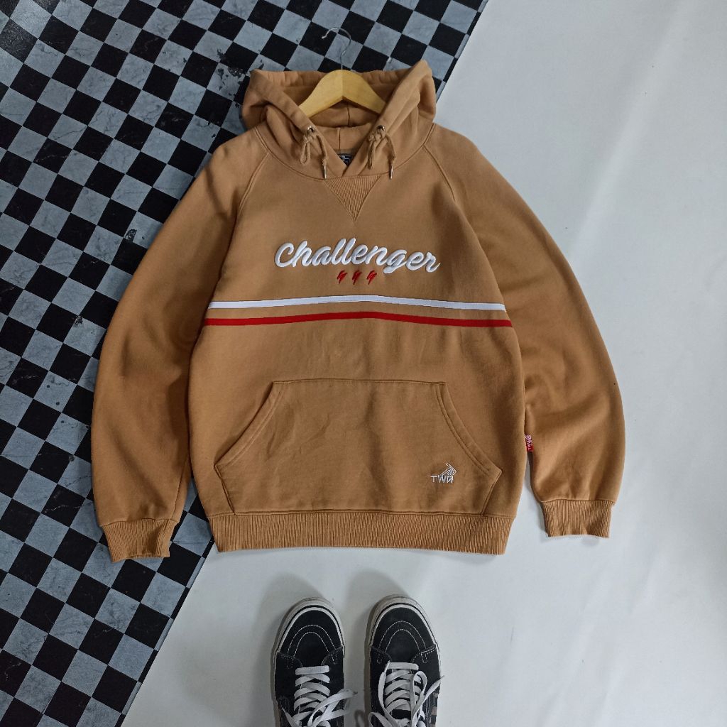 TWN CHALLENGER BIGLOGO HOODIE COKSU - BORDIRLOGO