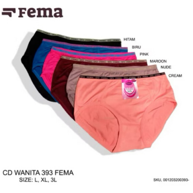 cd cewek import fema isi 12pcs