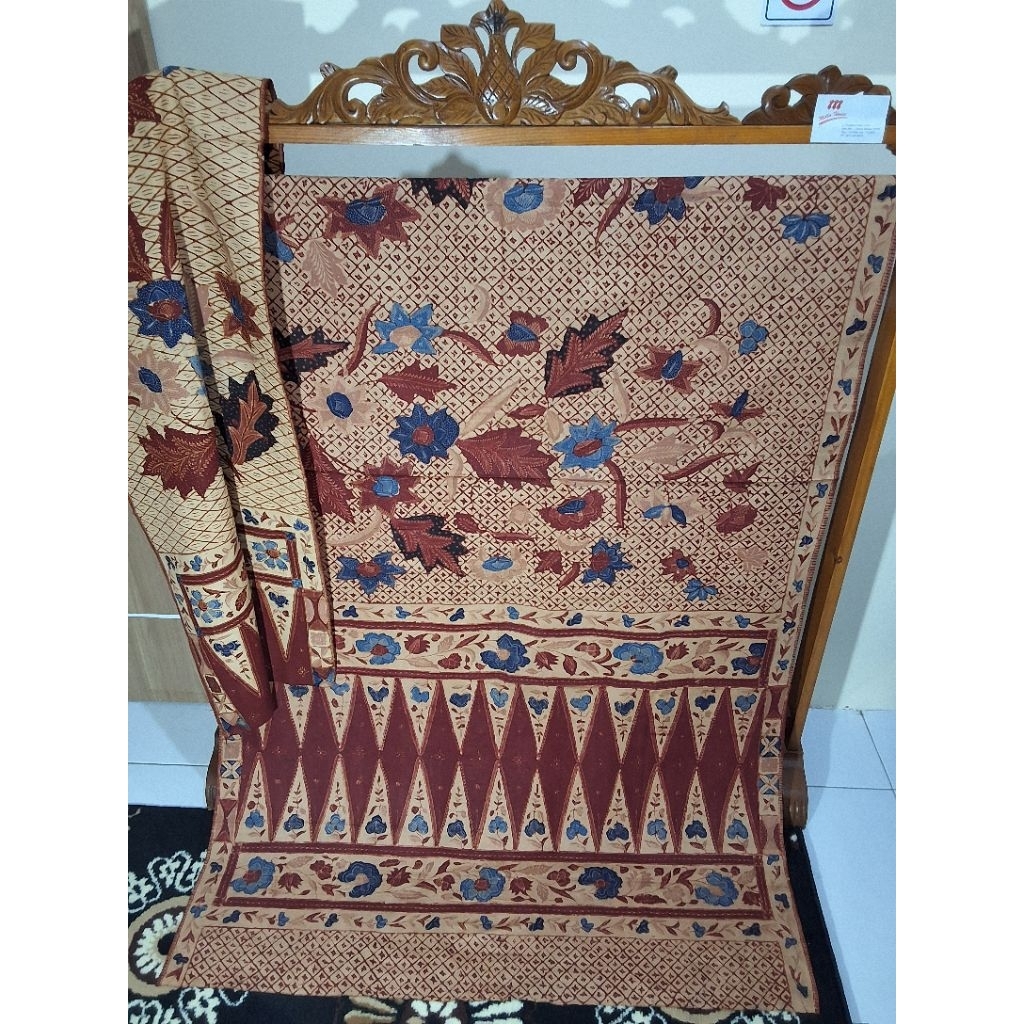Kain Batik Sarung Tumpal Betawi/Kain Tumpal Betawi/Kain Sarung Tumpal/Kain Encim/Kain Tumpal Motif A