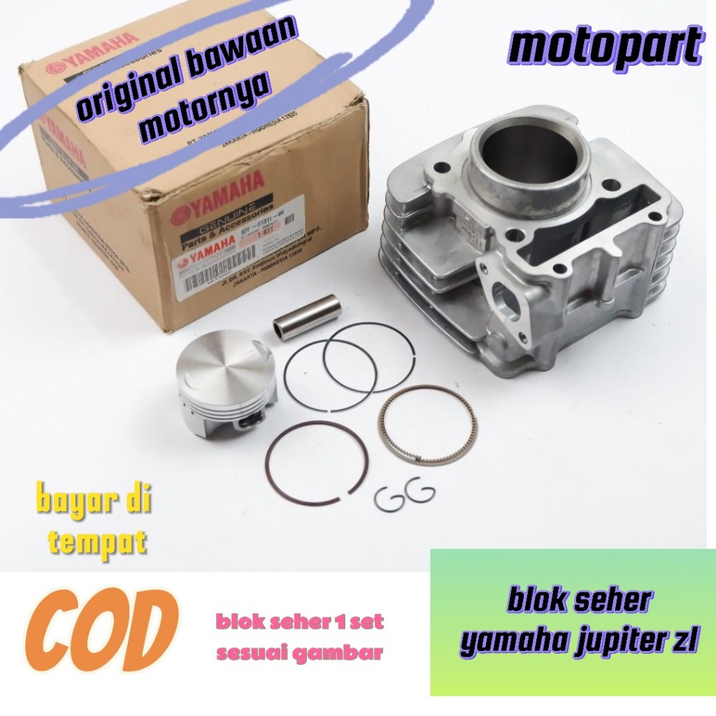 Blok Mesin 1 Set Yamaha Jupiter Z1 -blok piston jupiter Z1 - 1DY Moto part