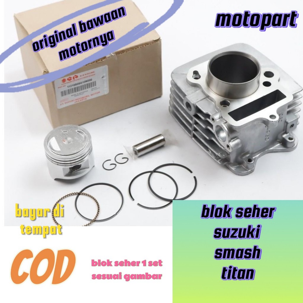 Blok Seher Smash 110  blok seher smash New  blok piston smash  blok seher smash titan