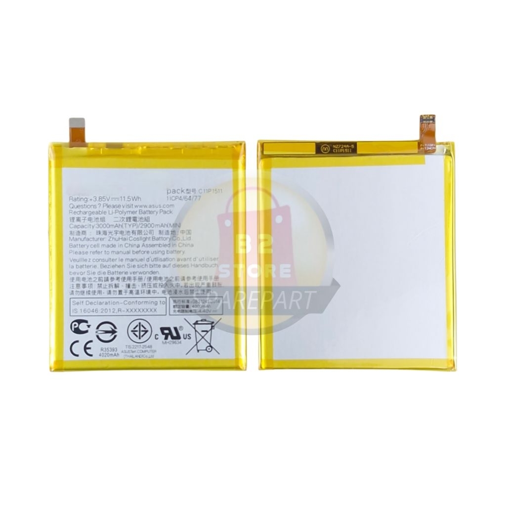 Baterai C11P1511 Untuk Model Asus Zenfone 3 5.5" ZE552KL Battery