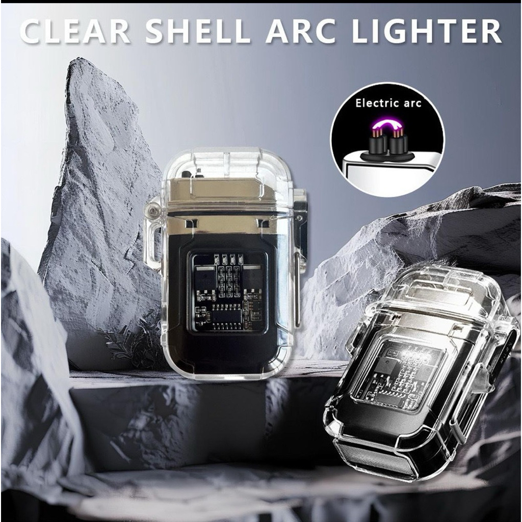 korek api mancis electik 050 USB type C senter lighter plasma listrik torch