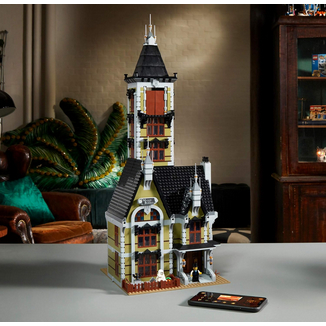 LEGO Icons Haunted House Building Set, Creative Craft for Adults and Family, Haunted House DIY Proje