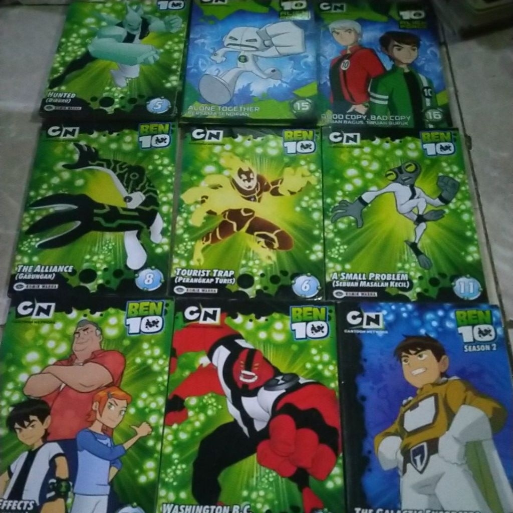 Komik CN Cartoon Network BEN 10 sesason 2 , BEN 10 alien Force ,BEN 10