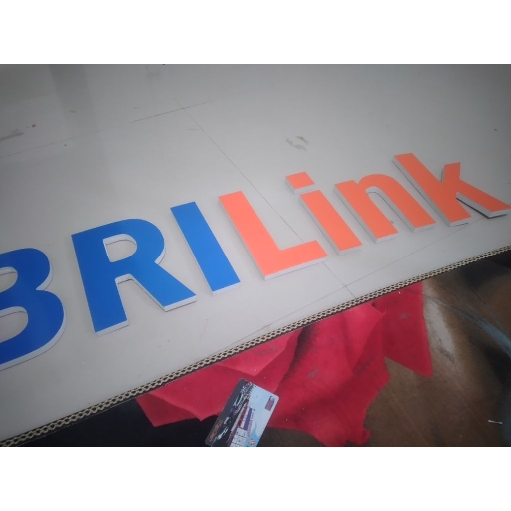 huruf BRILink akrilik murah