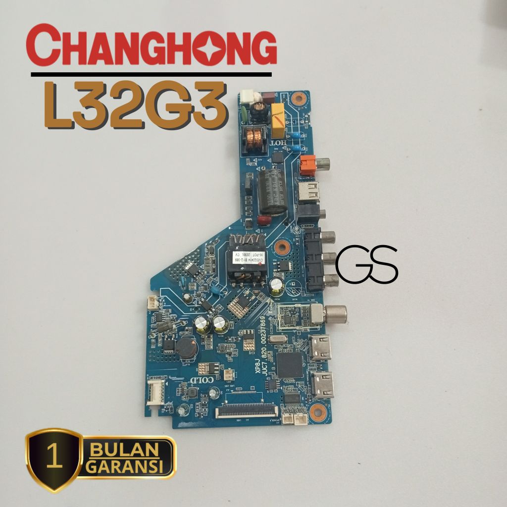 MESIN TV / MAINBOARD TV CHANGHONG L32G3 MB - MODUL - MOBO - MOTHERBOARD TV CHANGHONG