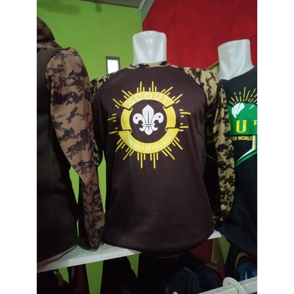 kaos lapangan pramuka