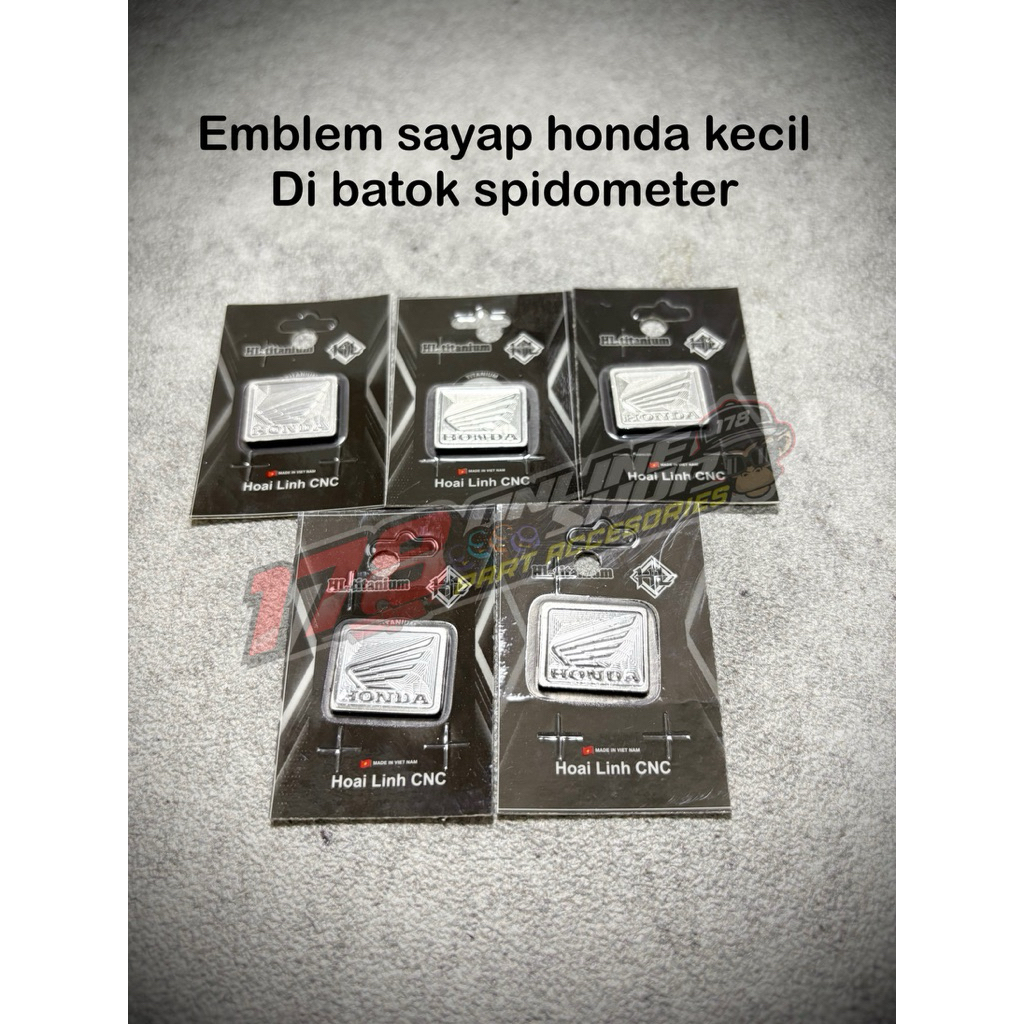 emblem honda sayap kecil di spidometer stanlis vario 125/150,stylo,scoopy fi, beat fi dan sejenisnya
