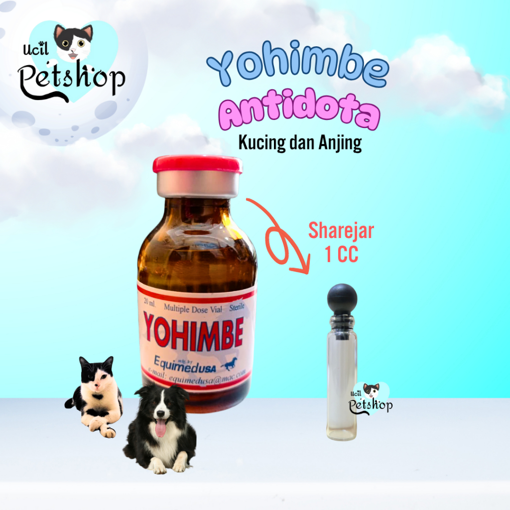 YOHIMBE Share Jar 1 CC (ECER) Antidota Kucing Anjing