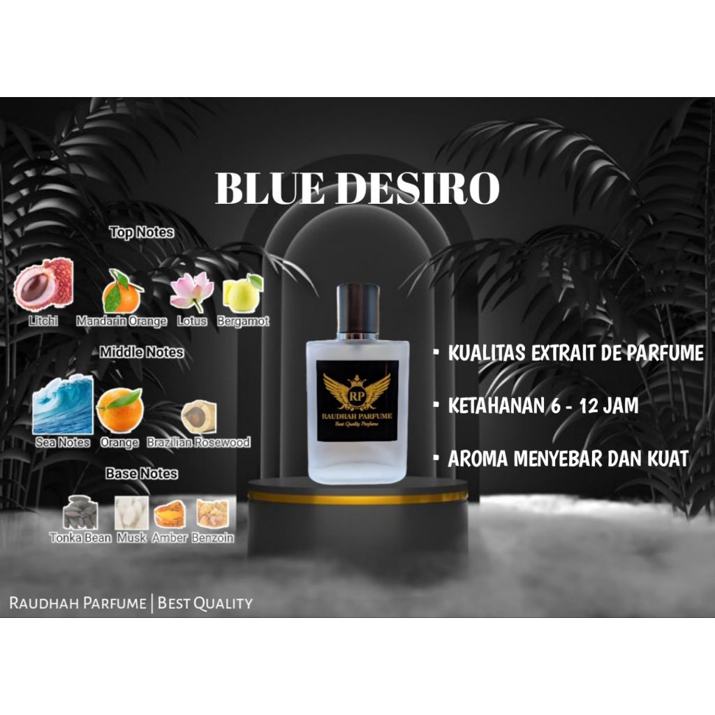 Blue Desiro - Extrait de parfume