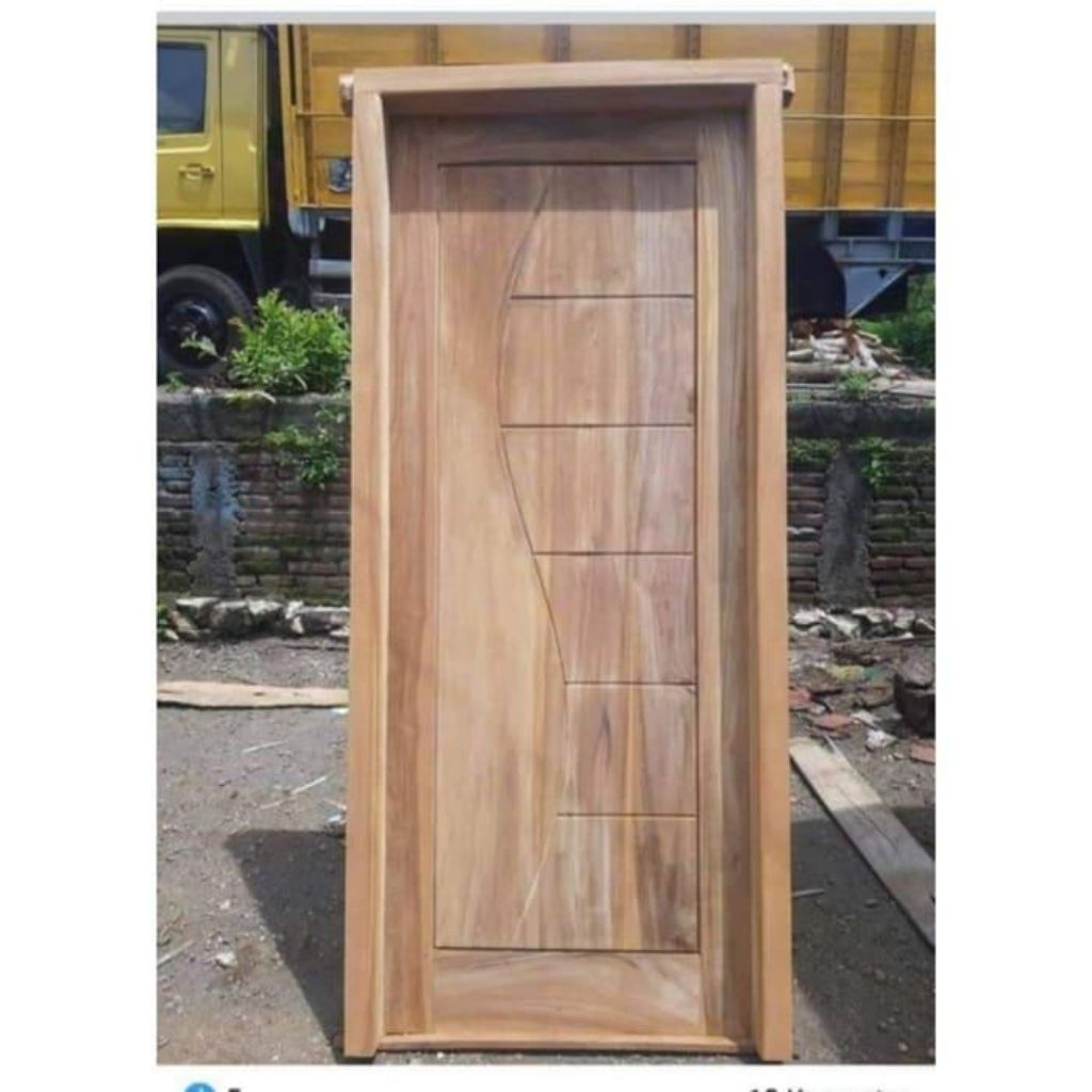 kusen+ Daun pintu kamar kayu jati