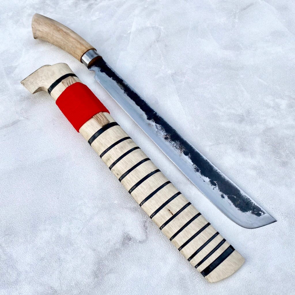 Golok Panjang Baja Asli