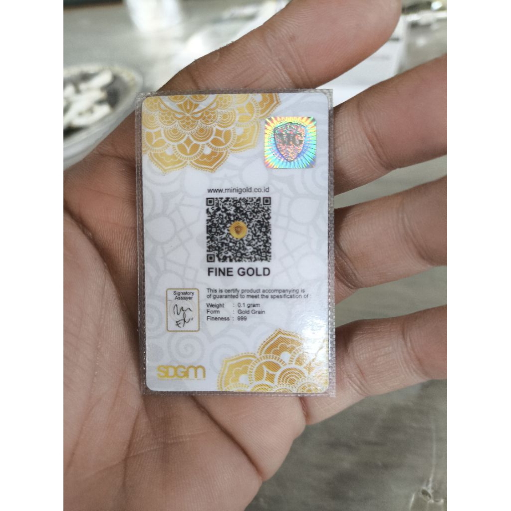 Minigold 0.1 gram