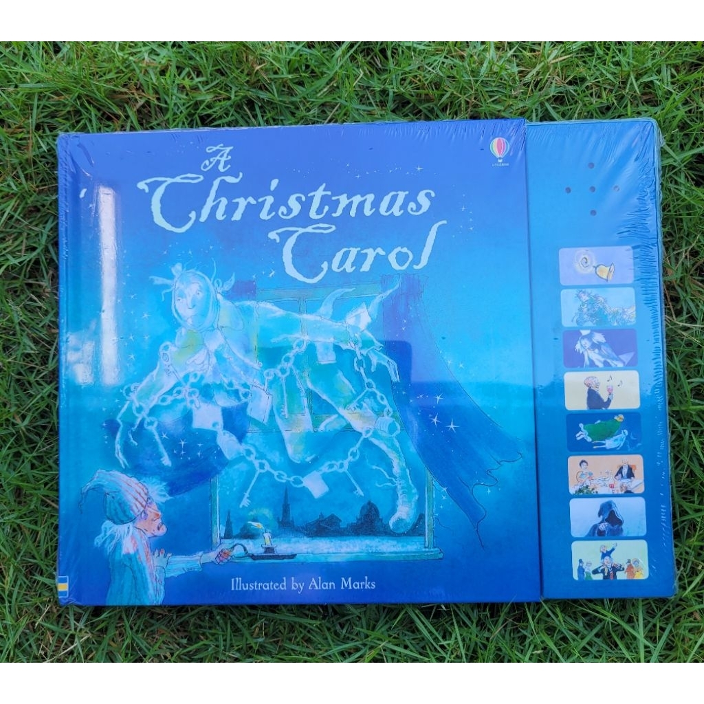8 Sounds Book A Christmas Carol Original Usborne Hardcover Soundbook Charles Dickens Alan Mark Buku 