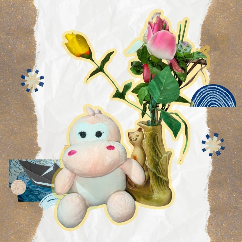 Boneka Hippo Pink // Pink Hippo Doll