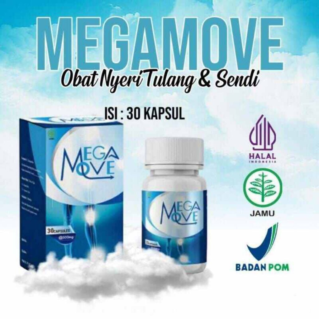 Megamove Obat Tulang Nyeri Sendi Otot Tulang Rematik
