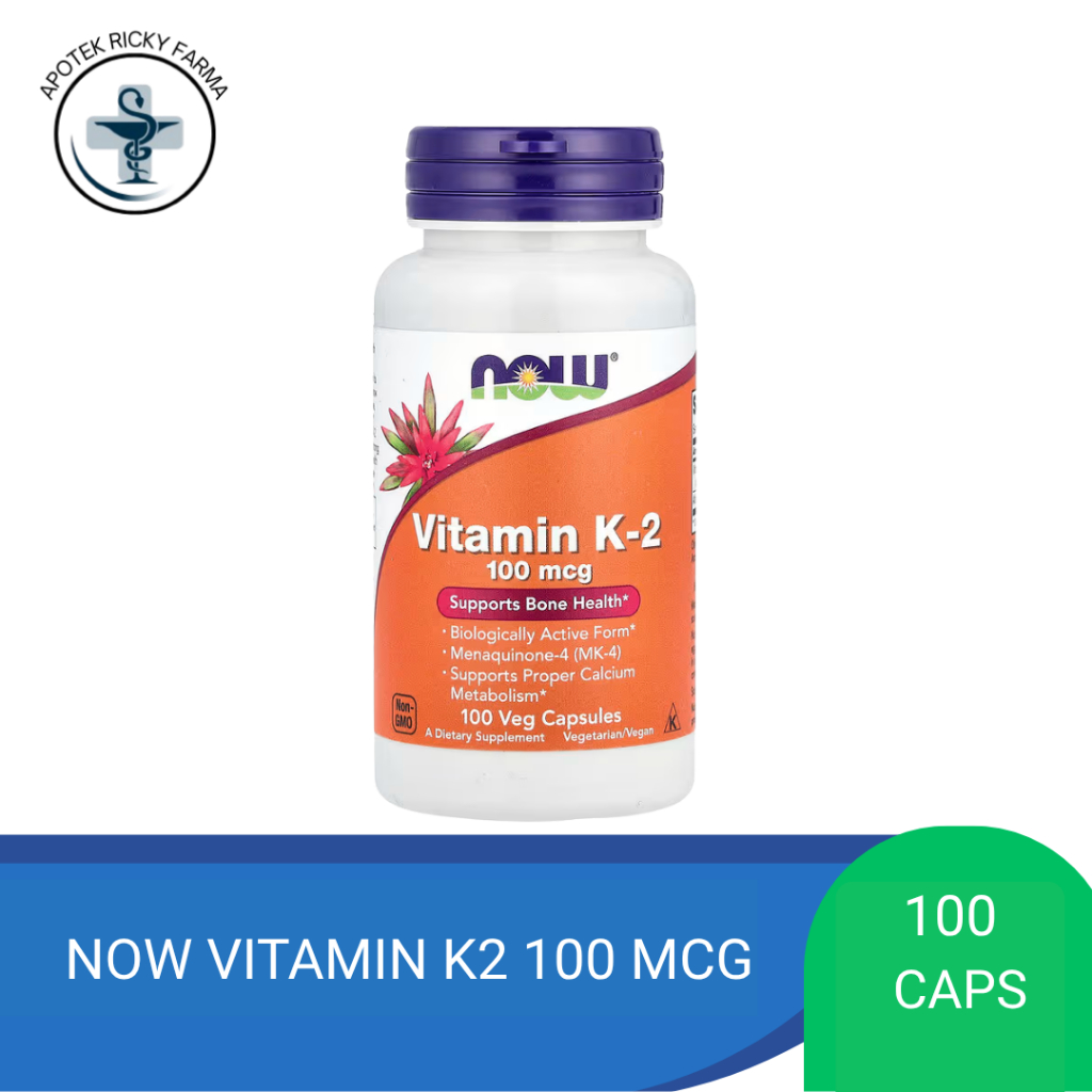 NOW VITAMIN K2 100 MCG