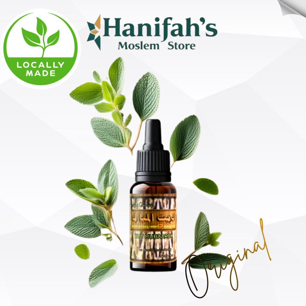Minyak Qusthul Hindi Herbal Zait Mubaarok Qusthul Hindi Plus Eucalyptus BPOM TR226010601
