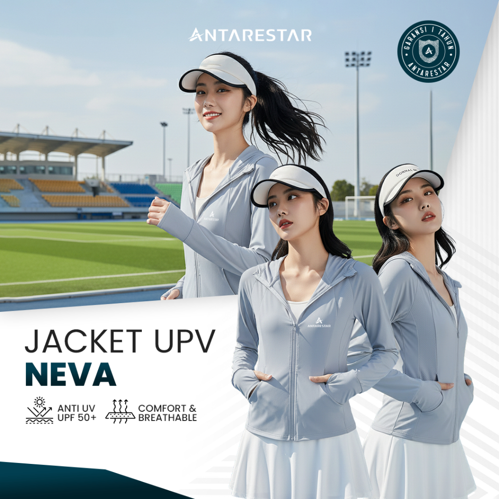 ANTARESTAR Official - Jaket NEVA Pelindung Matahari Wanita Pakaian Jaket Anti Sinar Matahari UV