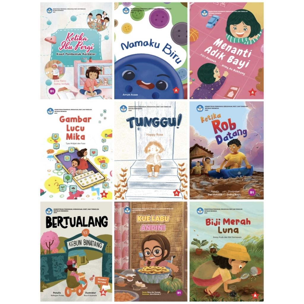 Literasi Pojok Baca Kemendikbud Buku SIBI Buku Cerita Anak PAUD