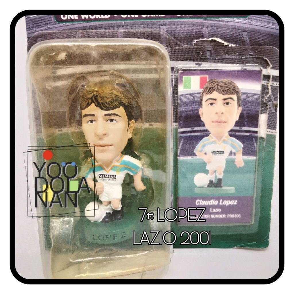 7# LOPEZ - LAZIO 2001 CORINTHIAN PROSTARS FIGURE PEMAIN BOLA