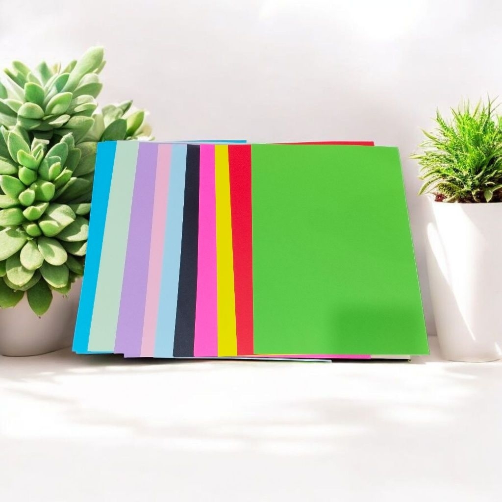 Kertas HVS warna A4 Forte per pak isi 20 lembar (10 warna)