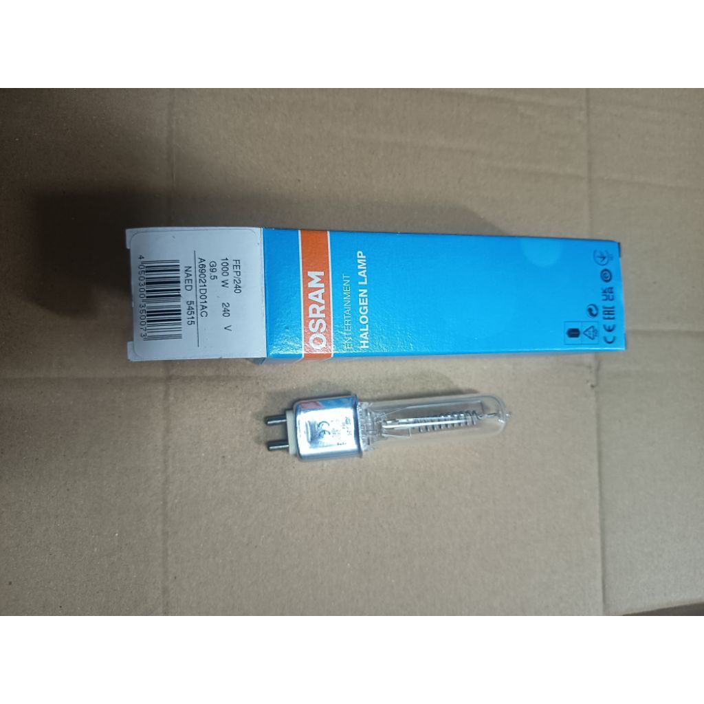 Lampu Halogen Cp77 FEP 240v 1000w G9,5 OSRAM