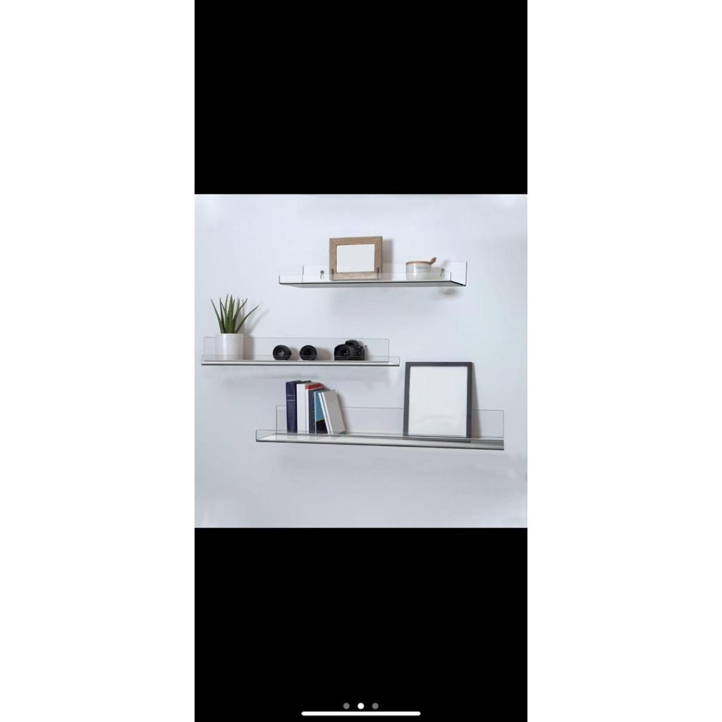 Rak display kamar mandi | Rak kosmetik dinding | Rak hiasan dinding | Rak figurin mainan