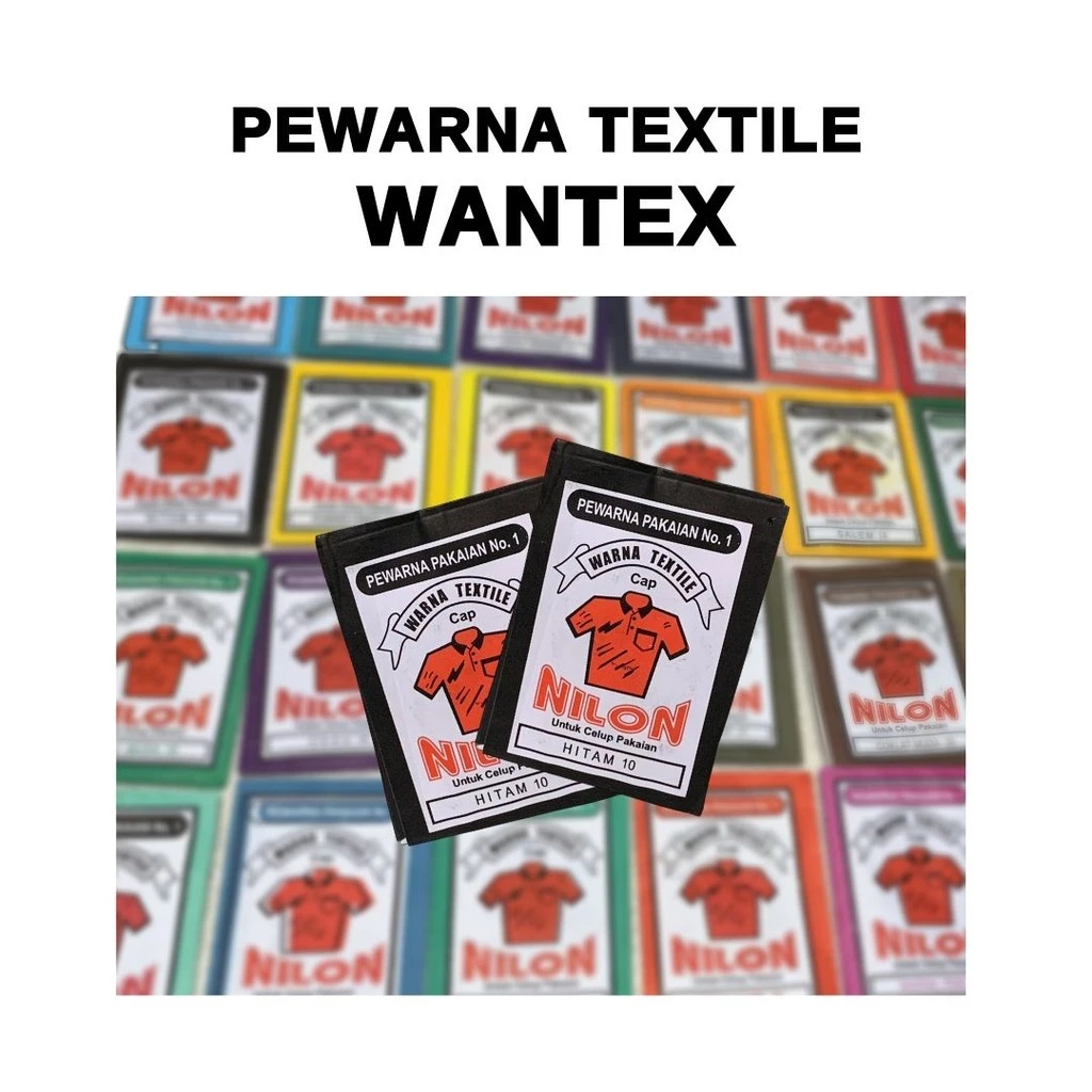 Wantex Cap NILON | Wantex Pewarna Pakaian | Wantex Pewarna Textile | Wantex Pewarna Kain | Pewarna B