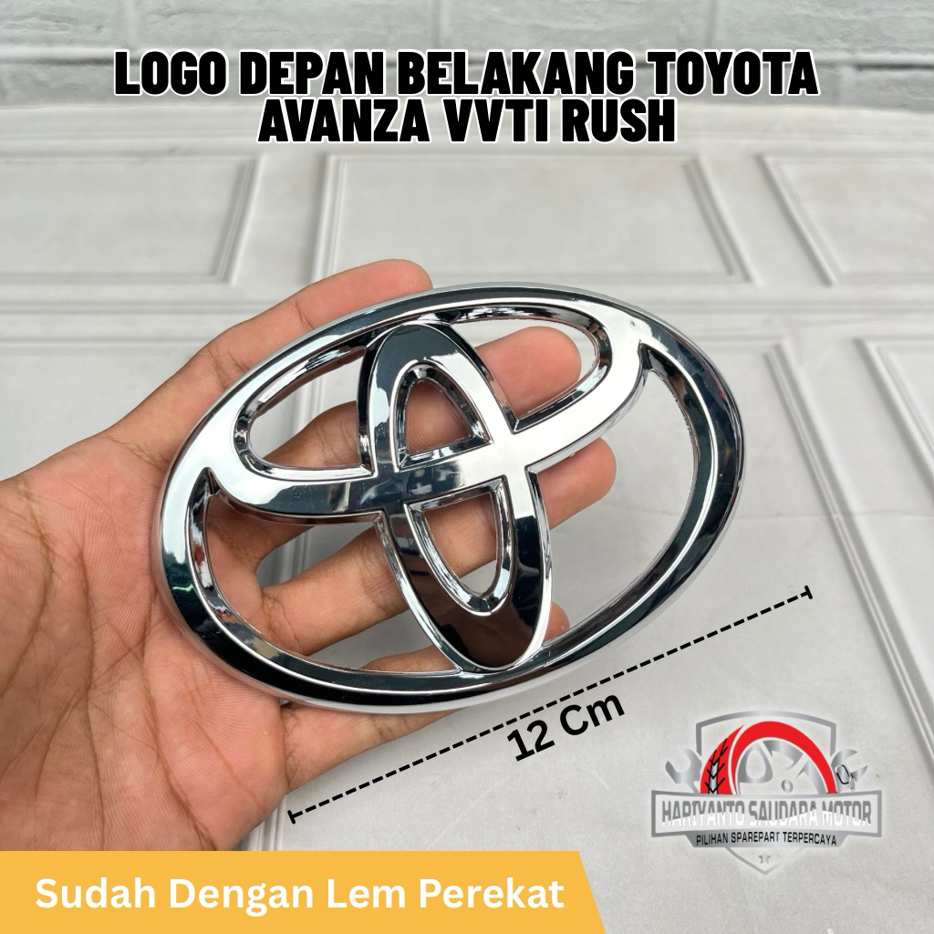 Logo Depan Belakang Toyota Avanza VVT-i Rush