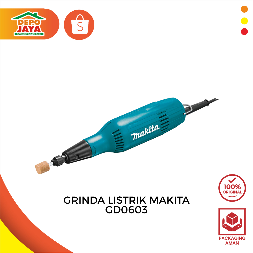 GERINDA LISTRIK MAKITA GD0603 - MESIN GERINDA LISTRIK MAKITA