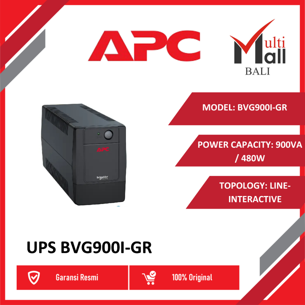 POWER APC UPS BVG900I-GR 900VA / 480W