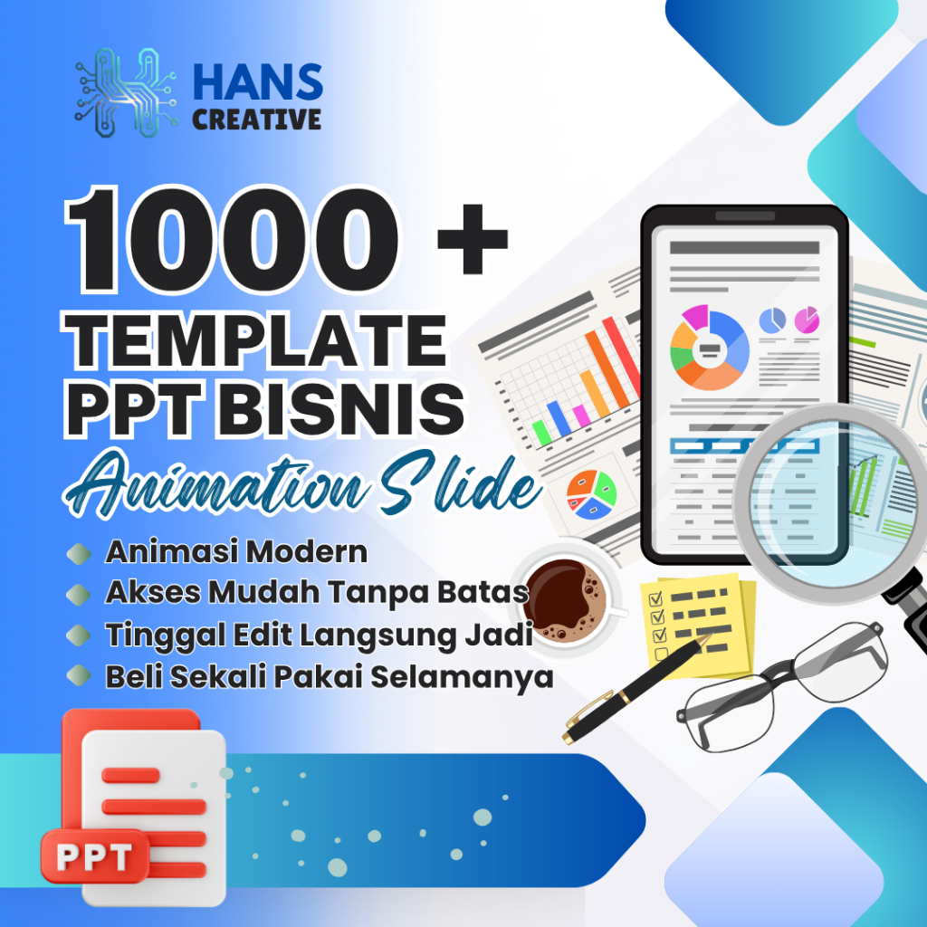 HANS Creative - Template PPT Bisnis Animation Slide