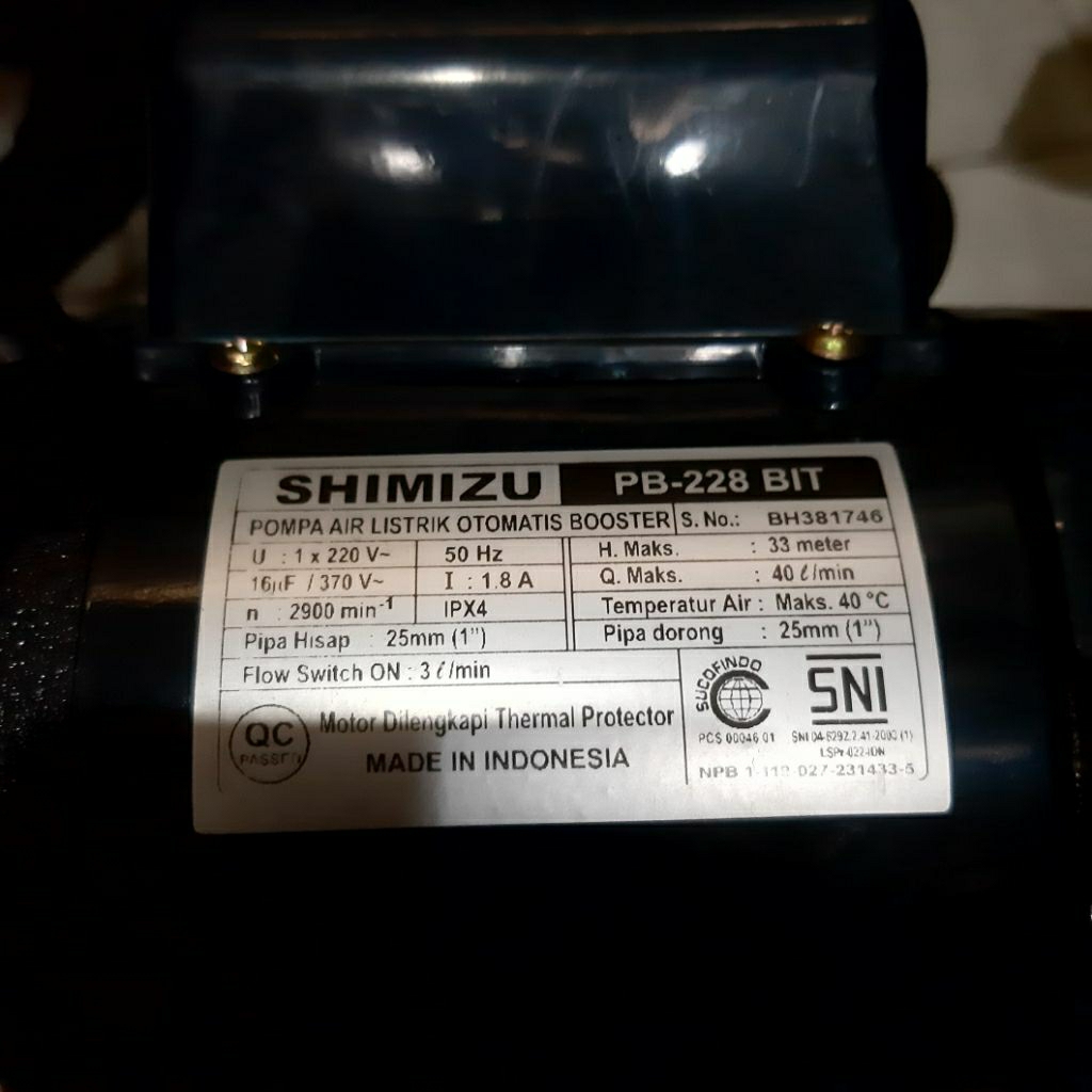 SHIMIZU PB 228 BIT